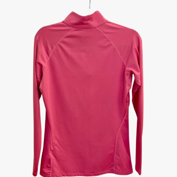 Nike Pro-Combat Dri-Fit 1/4 Zip Long Sleeve Womens Fitted Pullover Shirt- L-New - Picture 3 of 12